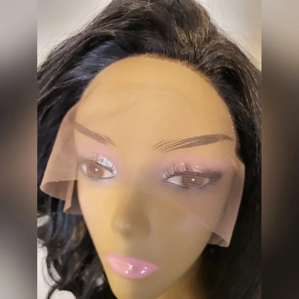 Fashion Shoulder Length Wig - Black